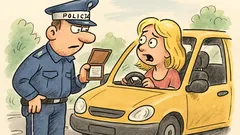 Dowcip: Policjant zatrzymuje blondynkę za prędkość...