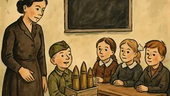 Dowcip: Nauczycielka, rok 1945, pyta dzieci