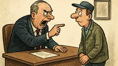 Dowcip: Kowalski znowu spóźniony do pracy, szef...