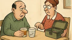 Dowcip: Facet pije drinka co wieczór przed snem