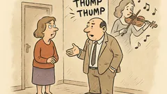 Dowcip: Kobieta skarży się gospodarzowi na hałas