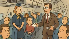 Dowcip: w samolocie psuje się silnik