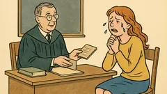 Dowcip: Egzamin ustny, biedna studentka się plącze